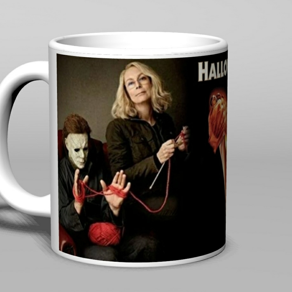 Michael Myers Halloween coffee cup mug
